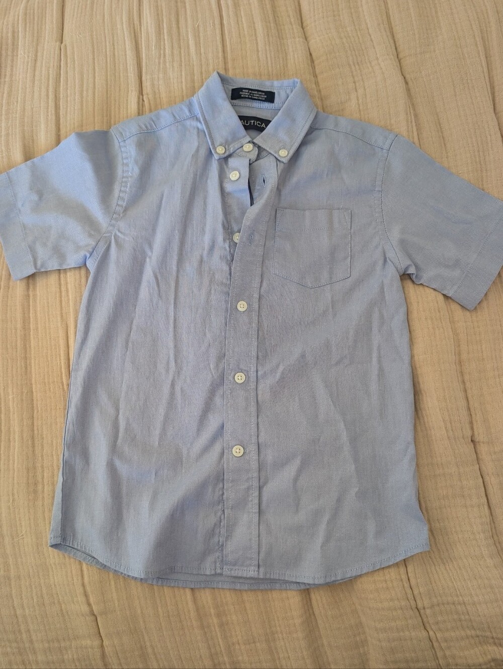 Boys Nautica Button Down Size 6